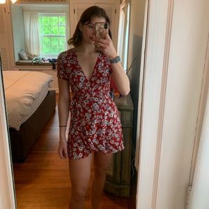 Forever 21 Floral Wrap Dress